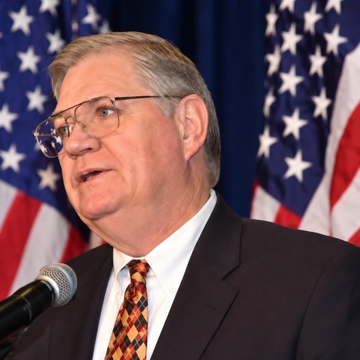 Photo of Ron Laney speaking at the 2008 National AMBER Alert Conference