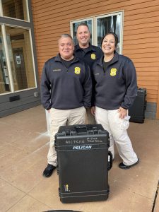 From left: Oneida Nation Police Chief Eric Boulanger; Assistant Chief of Police Joel Maxam; and Dispatch Supervisor Nicole Reiter.