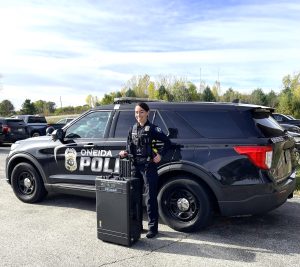 Oneida Nation Police Lieutenant Justine Wheelock.