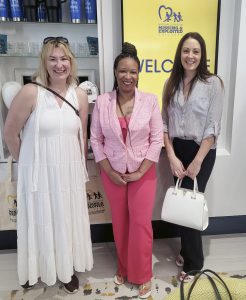 Also photographed during the NCMEC visit were (from left) sibling survivor Heather, family survivor Yvonne Ambrose, and sibling survivor Kimber.