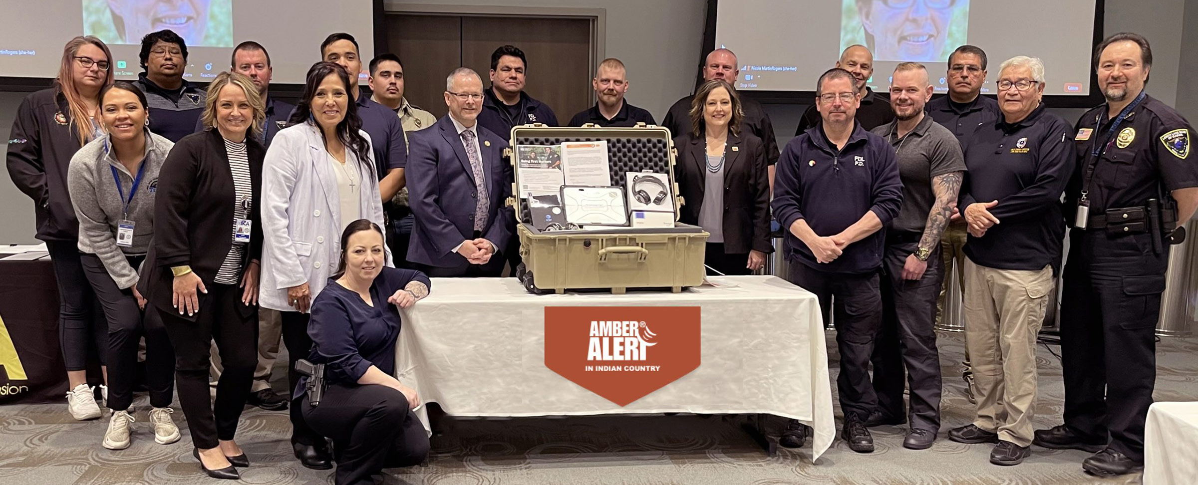 Law enforcement leaders from six federally recognized Tribes in Minnesota recently met with representatives from the AMBER Alert Training and Technical Assistance Program and AMBER Alert in Indian Country Initiative, as well as the state’s Bureau of Criminal Apprehension and Department of Public Safety.