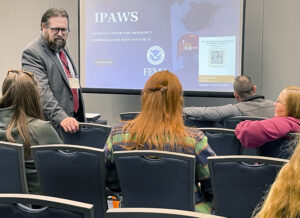 Derek VanLuchene at the 2025 National AMBER Alert & AMBER Alert in Indian Country Symposium in Washington, DC