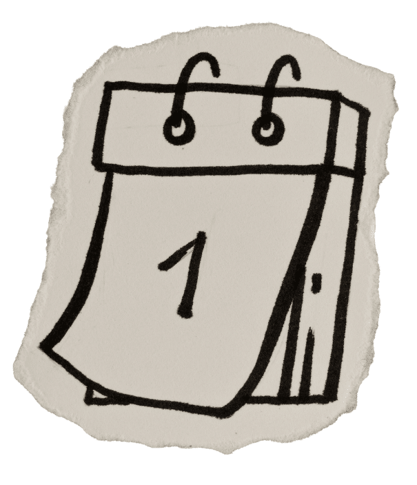 Ilustración de un calendario