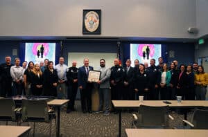 Derek VanLuchene with newly DOJ certified North Central Colorado Regional CART team members