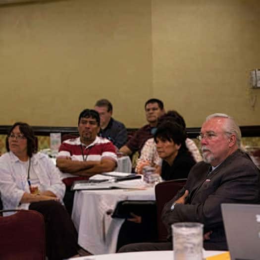 Attendees at a Southern Border Initiative meeting