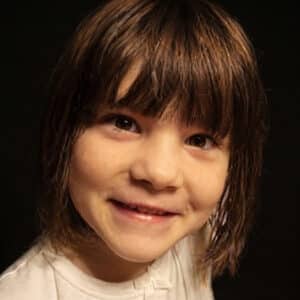 Photo of a smiling little girl--Somer Renee Thompson