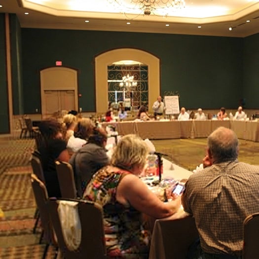 Family survivors roundtable meeting.